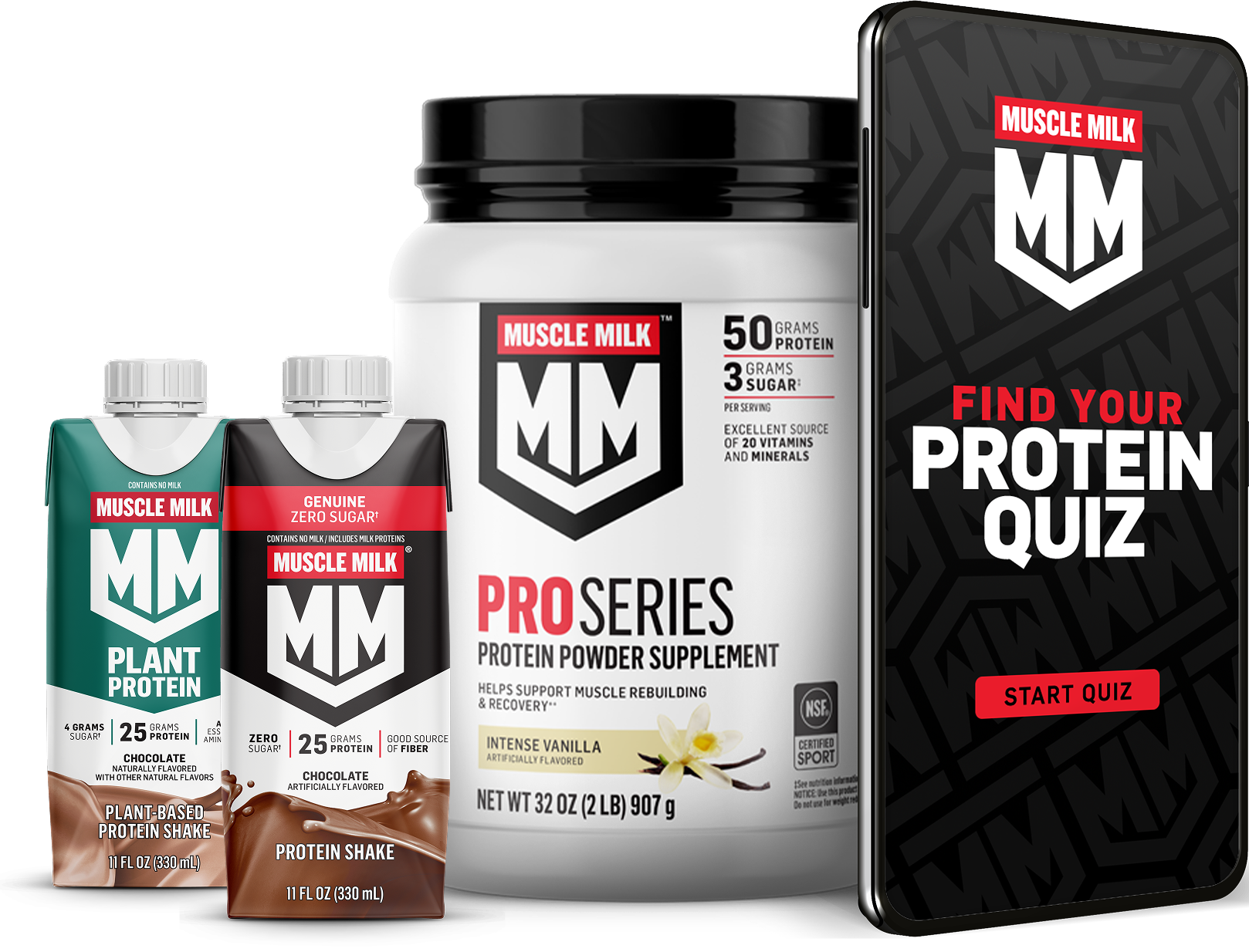 Muscle Milk Products with Phone